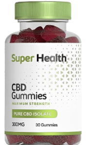 Super Health CBD Gummies Bottle